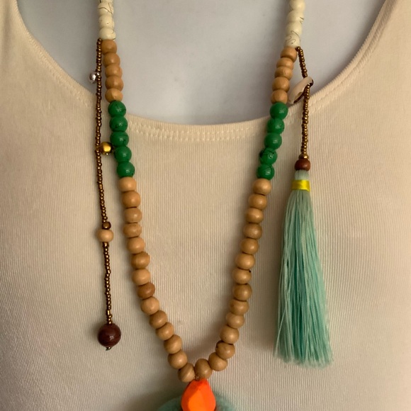 ANTHROPOLOGIE..Boho necklace - Picture 5 of 7
